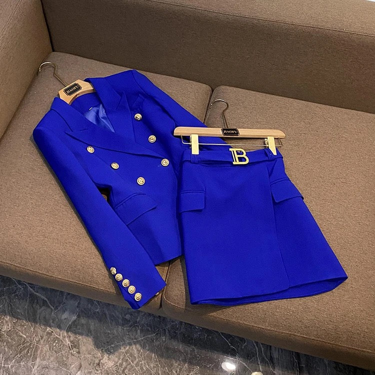 Jacket and skirt set