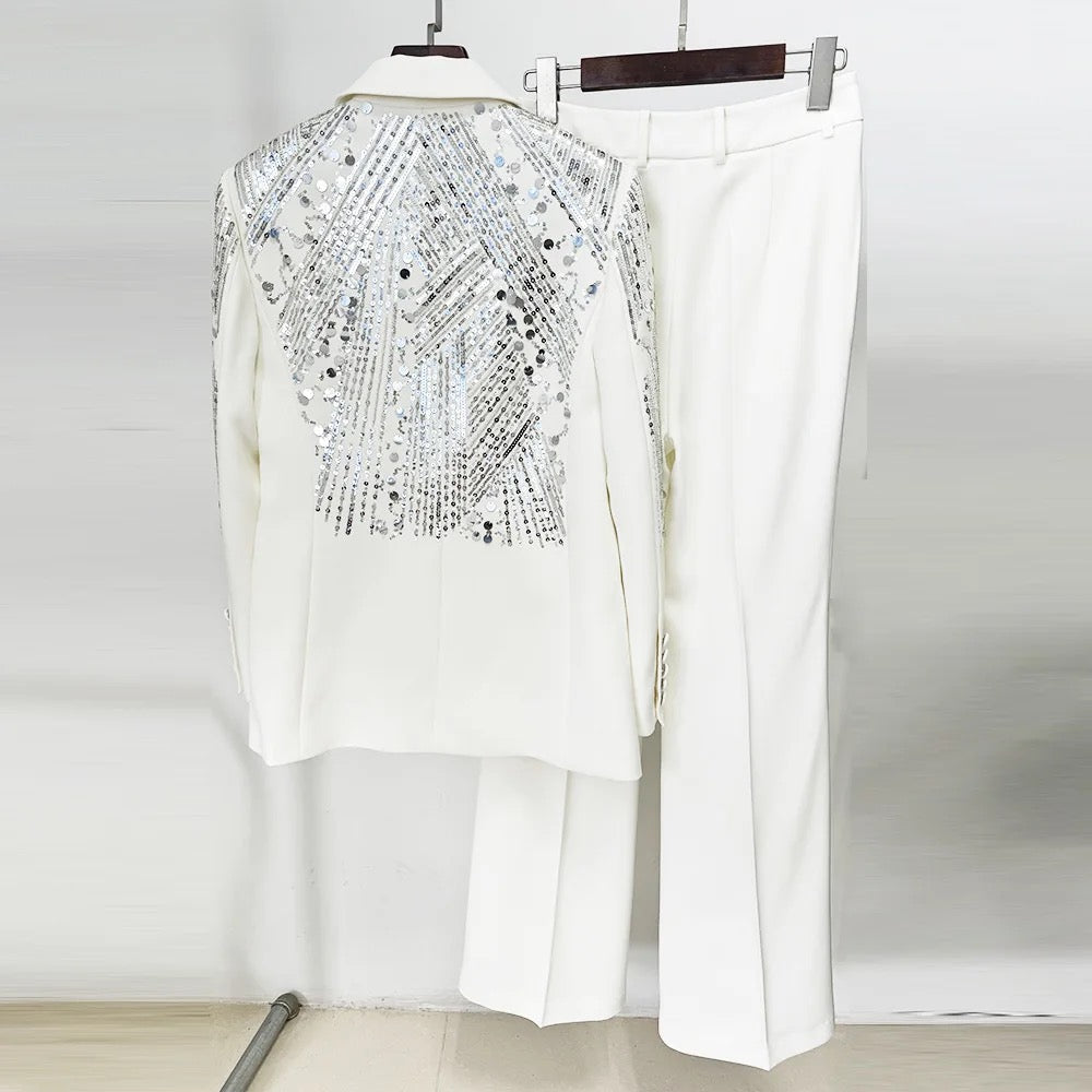 Women’s two-piece set with sequins