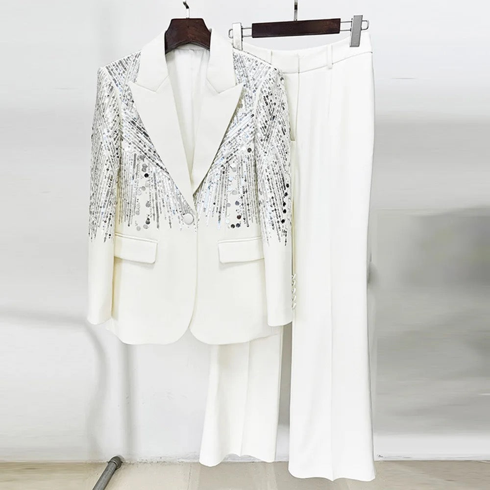 Women’s two-piece set with sequins