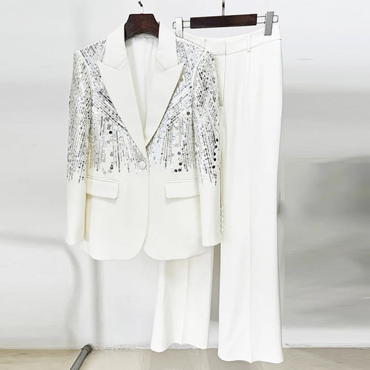 Women’s two-piece set with sequins