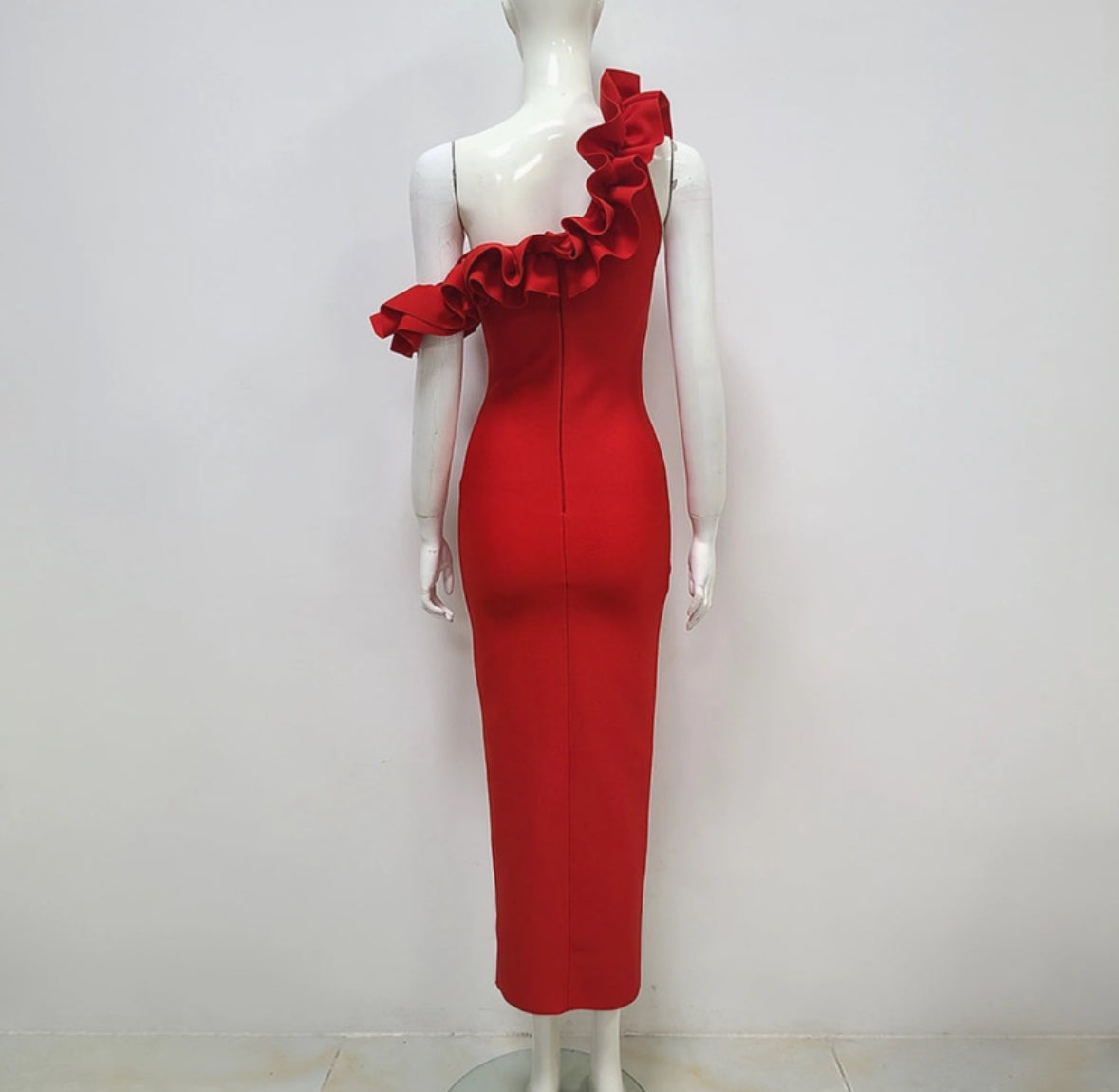 Ruffle Passion Bandage Dress