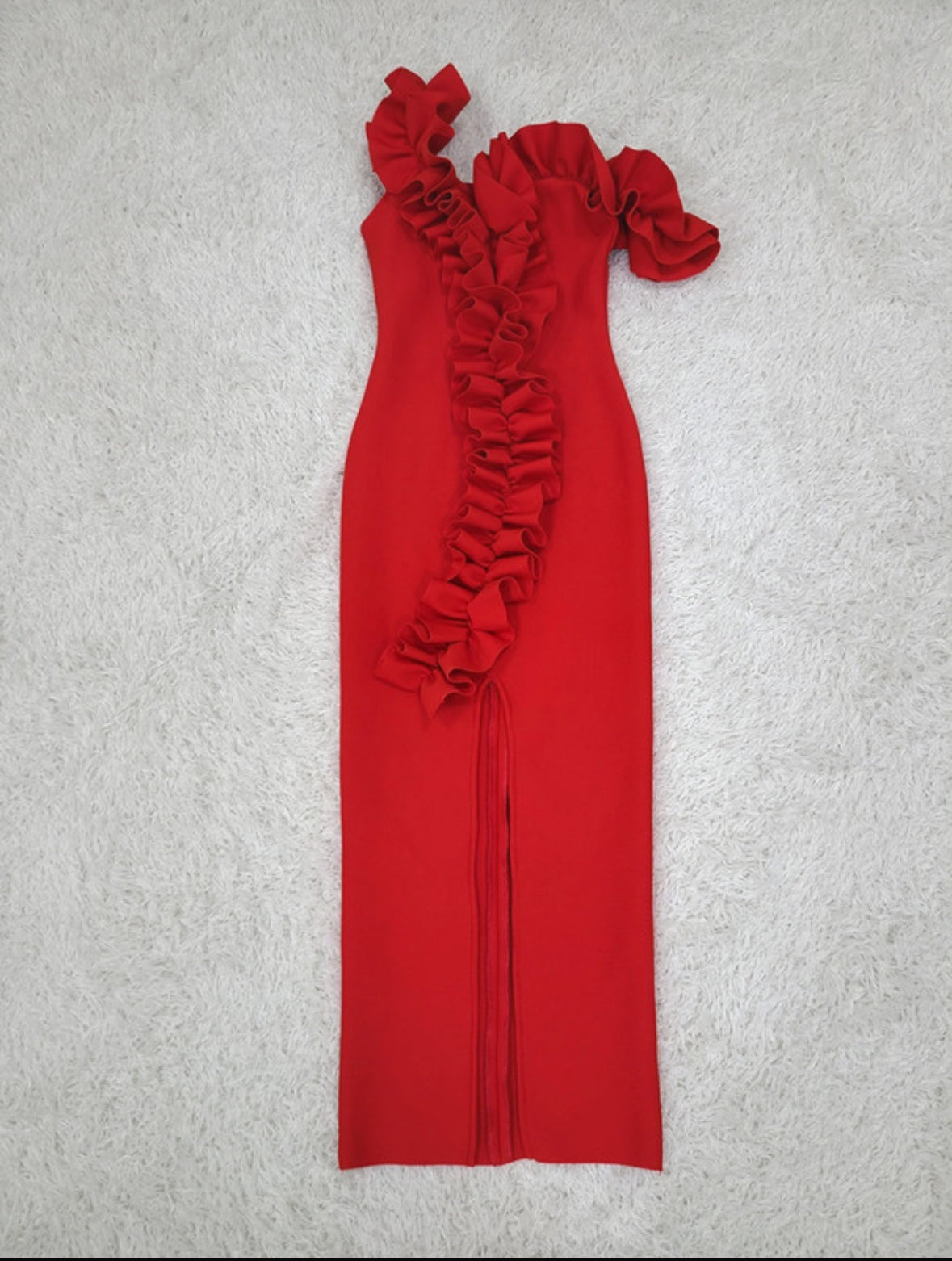 Ruffle Passion Bandage Dress