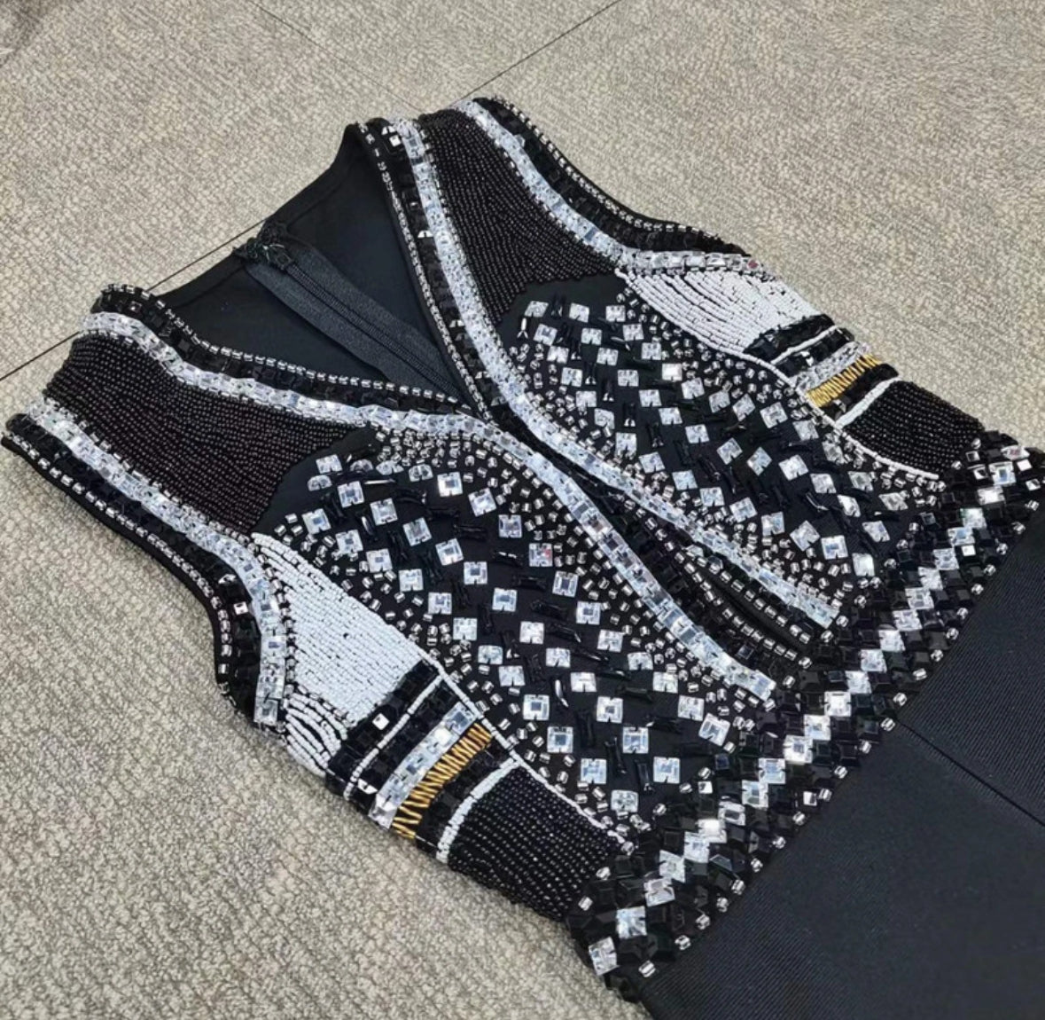 Crystal Majesty Bandage Jumpsuit